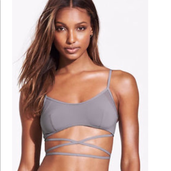 NWT VS MESH BRALETTE WITH BALLERINA FRONT STRAPS - Picture 2 of 5